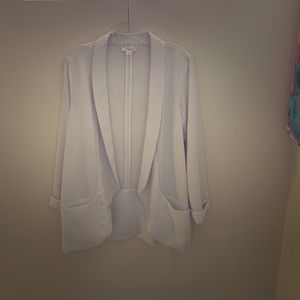 White Boyfriend Blazer